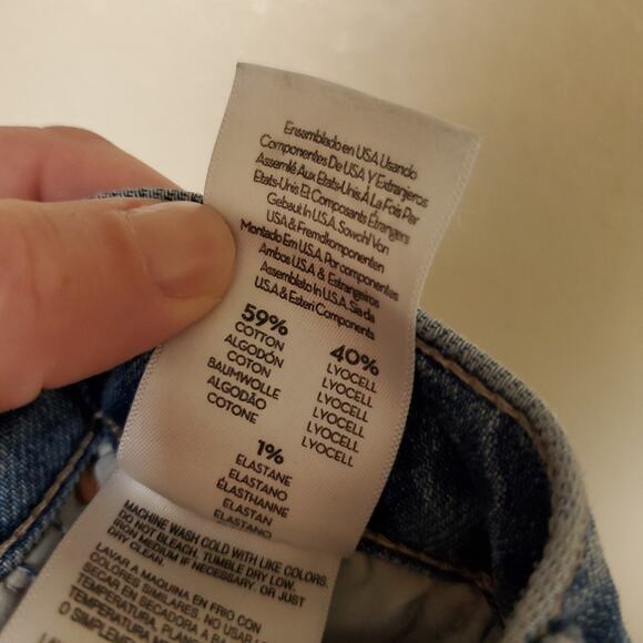 MOTHER The Outsider Flood Fray Jeans  Sz 26 - Picture 12 of 14